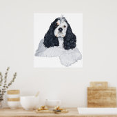 Poster Cocker Spaniel Américain (Cuisine)