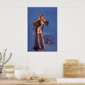 Poster Cocker Spaniel Chien Incroyable Style Vintage Elvg (Cuisine)