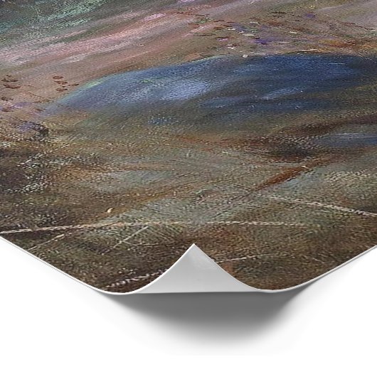 Poster Cocker Spaniel dans les Highlands par Lilian Chevi (Coin)