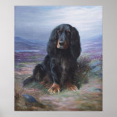 Poster Cocker Spaniel dans les Highlands par Lilian Chevi (Devant)