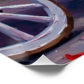 Poster Cocker Spaniel Dog Valentine's Day (Coin)