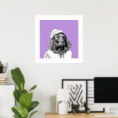 Poster Cocker Spaniel en Manteau de pluie (Sumire) (Bureau à domicile)