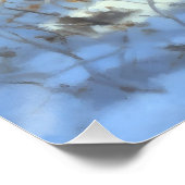 Poster Cocker Spaniel Laisser Neige Noël (Coin)