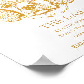 Poster Cocker Spaniel signature personnalisée Boire (Coin)