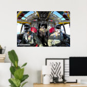 POSTER COCKPIT B-52H STRATOFORTRESS (Bureau à domicile)