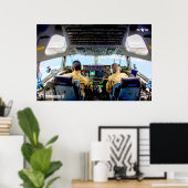 POSTER COCKPIT C-17 GLOBEMASTER III (Bureau à domicile)