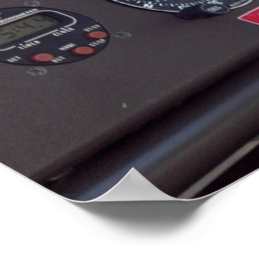 Poster cockpit de l'aéronef (Coin)