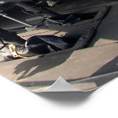 Poster Cockpit d'hélicoptère militaire (Coin)