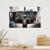Poster cockpit Jet (Cuisine)