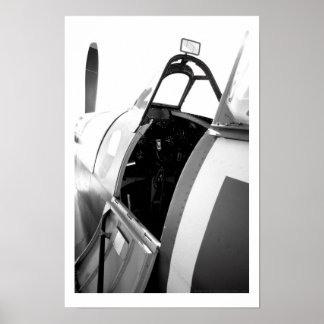 Poster Cockpit Spitfire