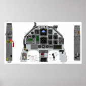 Poster cockpit t6 (Devant)