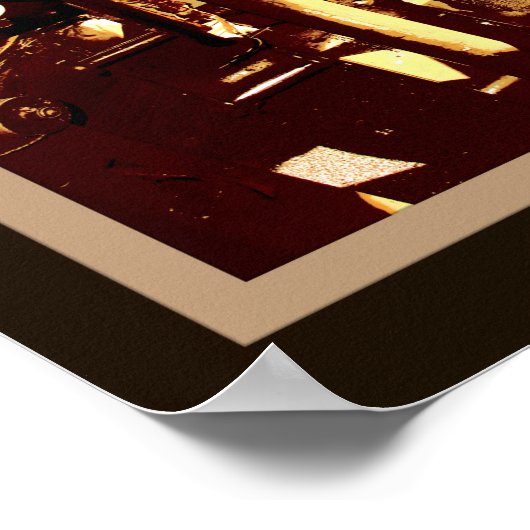 Poster Cockpit vintage (Coin)