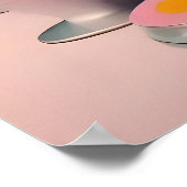 Poster Cocktail atomique futuriste du milieu du siècle (Coin)