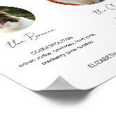 Poster Cocktail bar chien avec 2 photos (Coin)