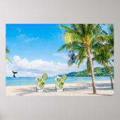Poster Cocktail Beach (Devant)