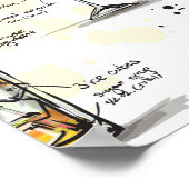 Poster Cocktail Boisson Recette Conception (Coin)