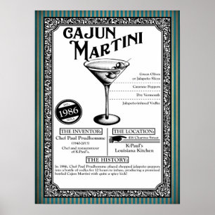 Poster Cocktail Cajun