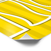 Poster Cocktail jaune (Coin)