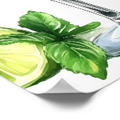 Poster Cocktail Margs and Matrimony Bridal Shower Welcome (Coin)