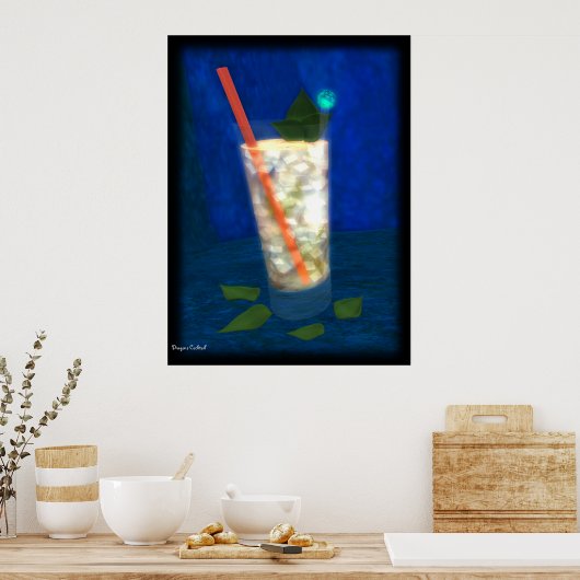 Poster Cocktail : Mint Julep (Cuisine)