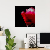 Poster Cocktail Refreshing Red and Pink (Bureau à domicile)