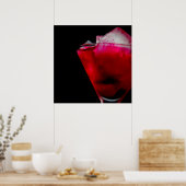 Poster Cocktail Refreshing Red and Pink (Cuisine)