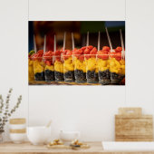 Poster Cocktails de fruits (Cuisine)