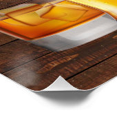 Poster Cocktails et brasses rustiques avant de faire la r (Coin)