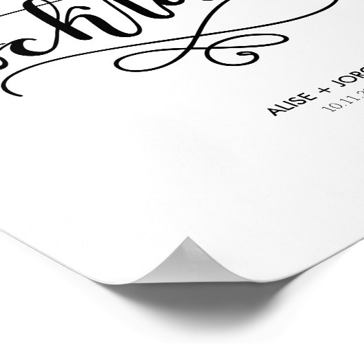 Poster Cocktails - Panneau bar - Personnalisé (Coin)