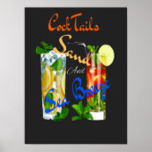 Poster Cocktails Sable Et Brise De Mer (Devant)