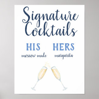 Poster Cocktails Signature