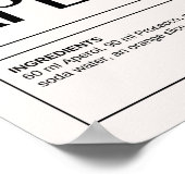 Poster Cocktails vintages : Aperol Spritz (Coin)