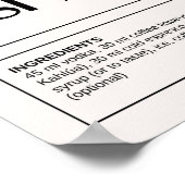 Poster Cocktails vintages : Espresso Martini (Coin)