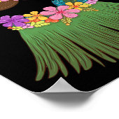 Poster Coco Bra Lei Fleurs Gr Jupe Hula Party Hallow (Coin)