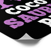 Poster Coco-saurus Rex Dino Dinosaure Cocosaurus Drôle  (Coin)