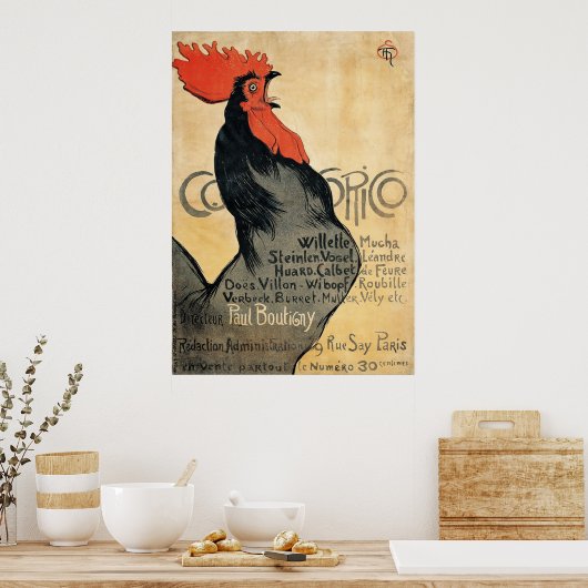 Poster Cocorico (Cuisine)