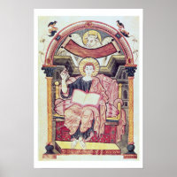 Cod 22. f.85v St. Luke the Evangelist, from Treves