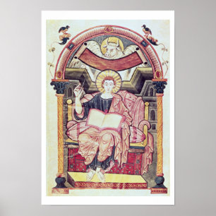 Poster Cod 22. f.85v St. Luke the Evangelist, from Treves