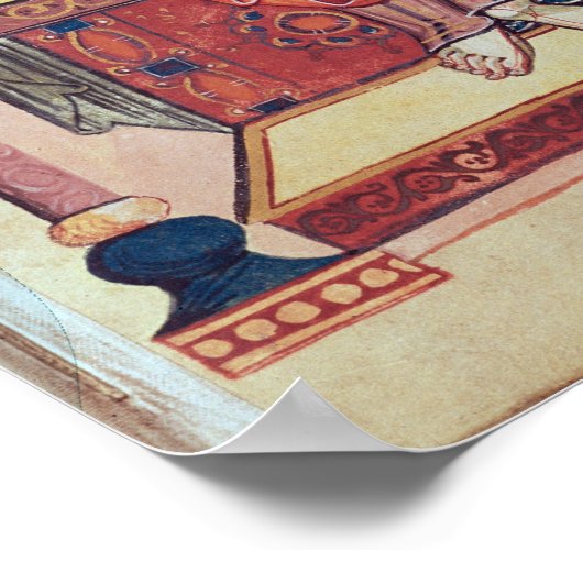 Poster Cod.22 Saint-Marc, tiré du manuscrit Ada (Coin)