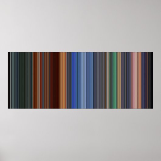 Poster Code-barre de film de héros (Devant)