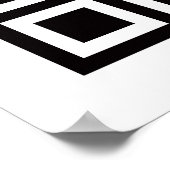 Poster Code barre QR numérisable (Coin)