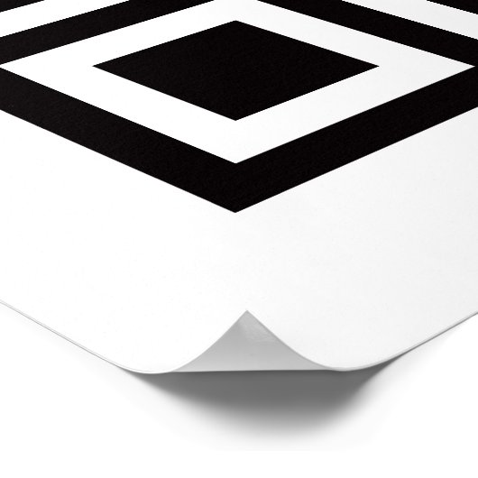 Poster Code barre QR numérisable (Coin)