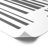 Poster Code-barres Jésus sauvegarde (Coin)