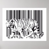 Poster Code-barres Tiger (Devant)
