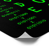 Poster Code binaire (Coin)