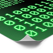 Poster Code binaire pour GEEK (Coin)
