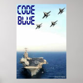 Poster Code bleu : CVN 70 (Devant)