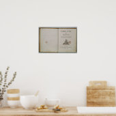 Poster Code civil, ouvert à la page de titre, 1804 (Cuisine)