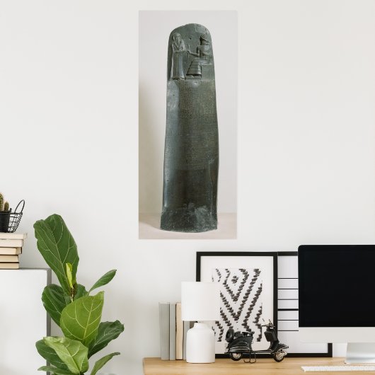 Poster Code de Hammurabi (Bureau à domicile)