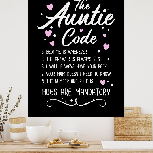 Poster Code de la tante (Cuisine)